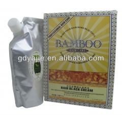 Permanent 100% cover grey hair herbal black color cream black oil natural plant oil ammonia free By GREENHERBALHAIR