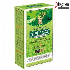 Black hair color cream