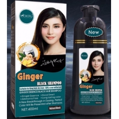 Natural fast black hair dye shampoo